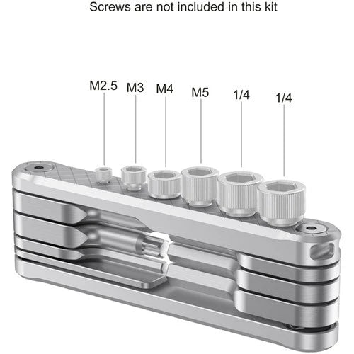 SmallRig Folding Tool Set with Screwdrivers and Wrenches AAK2213C