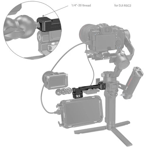 SmallRig Monitor Mount with NATO Clamp for DJI RS 2 / RSC 2 / RS 3 / RS 3 Pro 3026