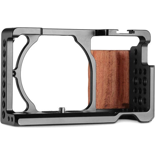 SmallRig 2082 Cage with Wooden Handgrip for Sony a6000/a6300