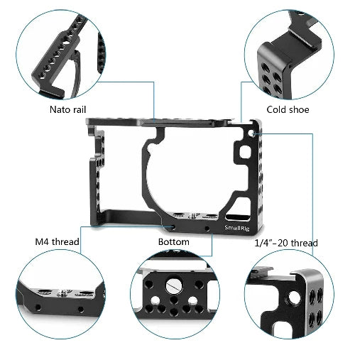 SmallRig 1828 Camera Cage for Panasonic Lumix DMC-GX85/GX80/GX7 Mark II