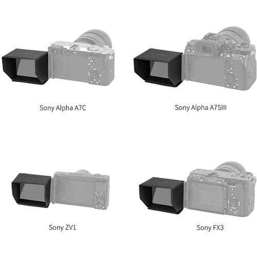 SmallRig Sunhood for Sony Alpha 7 IV / Alpha 7S III / Alpha 7C / ZV-1F / ZV-1 / ZV-E10 / FX3 Camera 3206