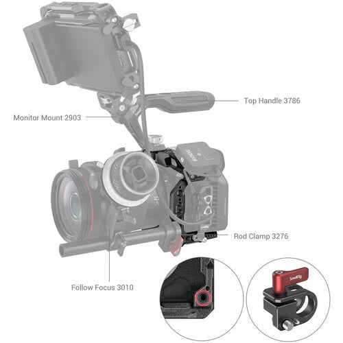 SmallRig Black Mamba Camera Cage for Canon EOS R5 C 3890