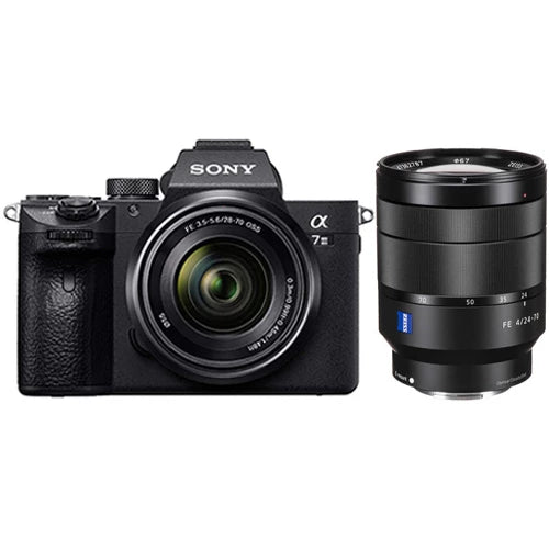Paket Sony Alpha a7 III Mirrorless Digital Camera with 28-70mm and 24-70mm F4 Lenses