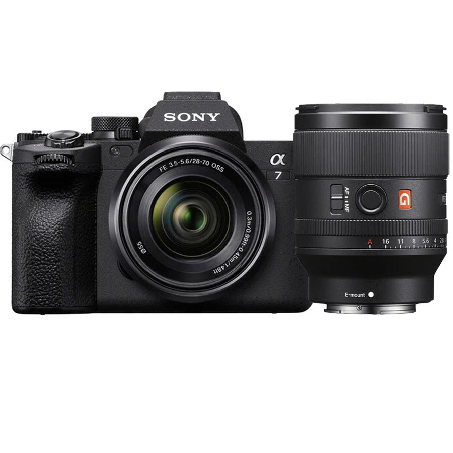Paket Sony A7 IV Mirrorless Camera with 28-70mm Lens With Sony FE 35mm f/1.4 GM Lens