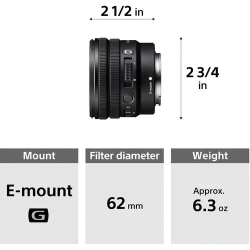 Sony E 10-20mm f4 PZ G Mirrorless Lens