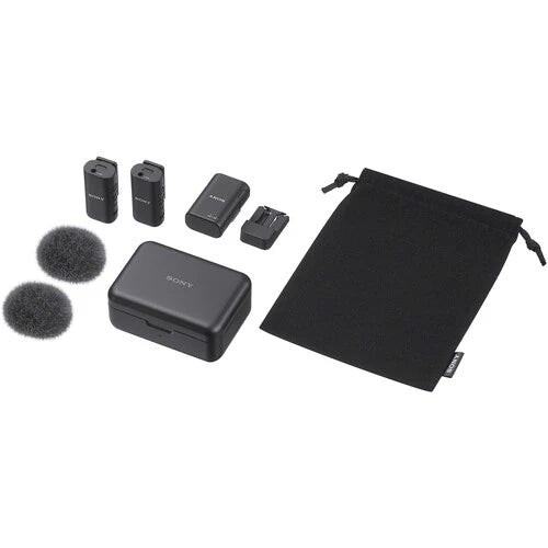Sony ECM-W3 2-Person Wireless Microphone System with Multi Interface Shoe