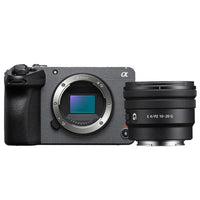 Sony FX30 Digital Cinema Camera Body Only + Sony E 10-20mm f4 PZ G Mirrorless Lens