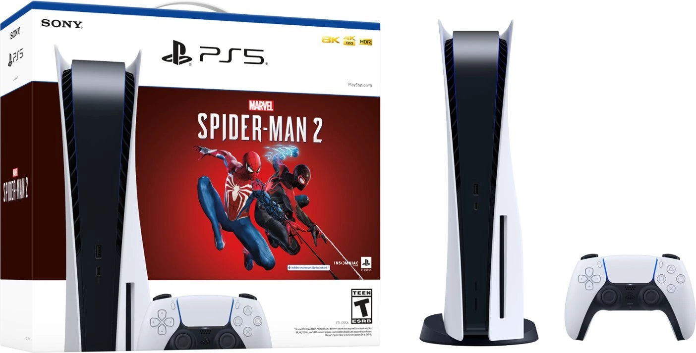 Sony PlayStation 5 Disk Edition - Marvel's Spider-Man 2 Bundle