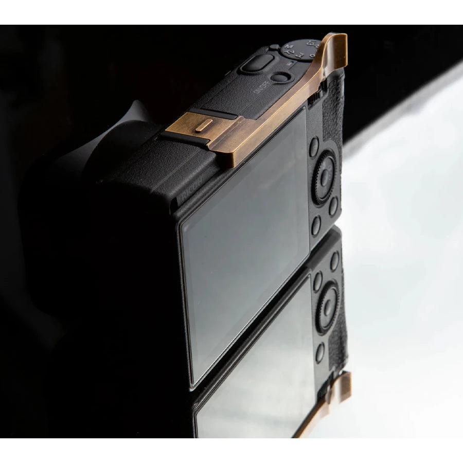SquareHood Thumb Grip for Ricoh GR III & GR IIIx (Brass)
