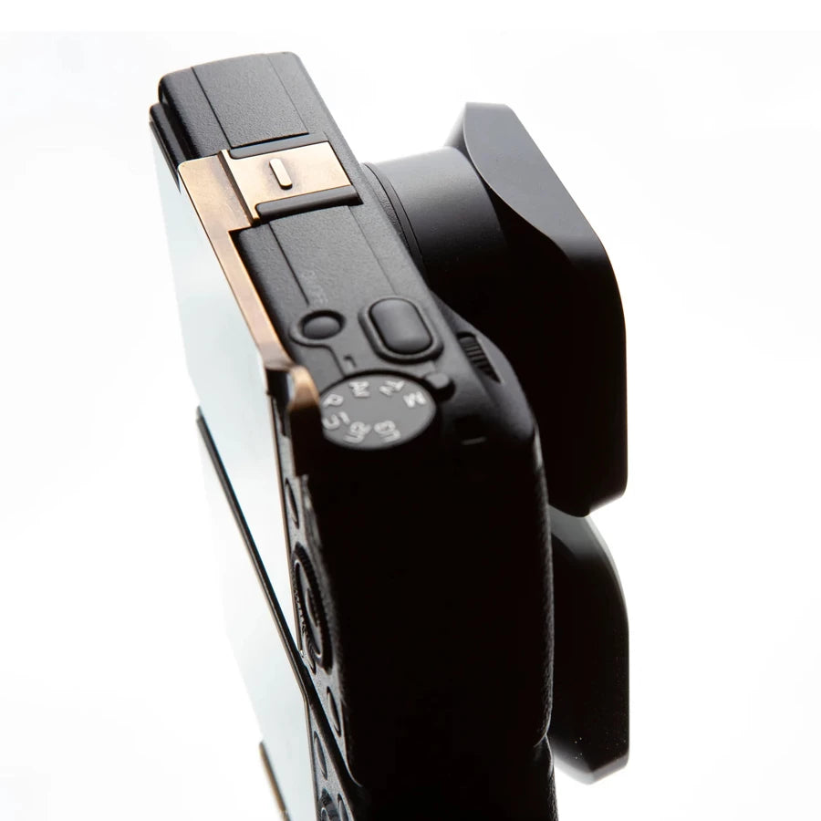 SquareHood Thumb Grip for Ricoh GR III & GR IIIx (Brass)