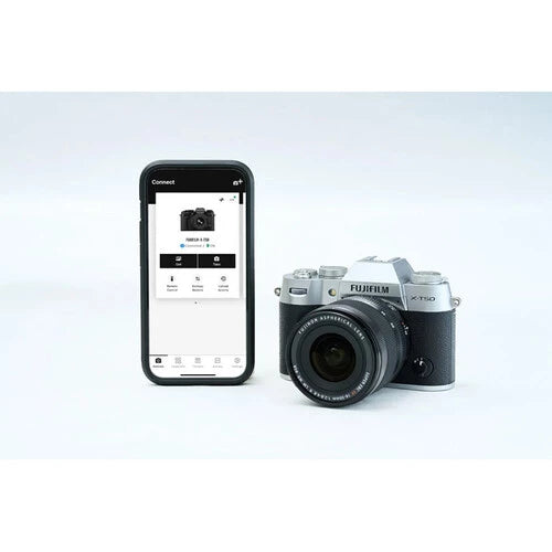 Fujifilm X-T50 Mirrorless Camera with XC 15-45mm f3.5-5.6 Lens (Silver)
