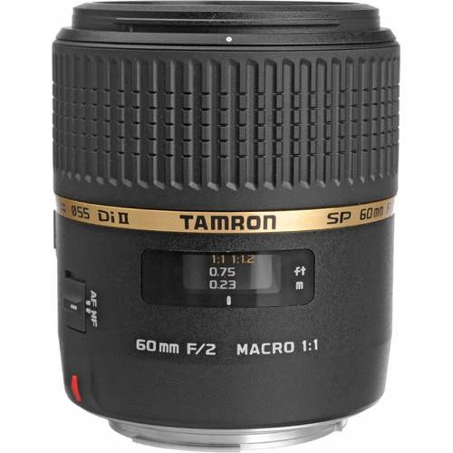 Tamron SP 60mm f2 Di II 1:1 Macro Lens for Canon EF