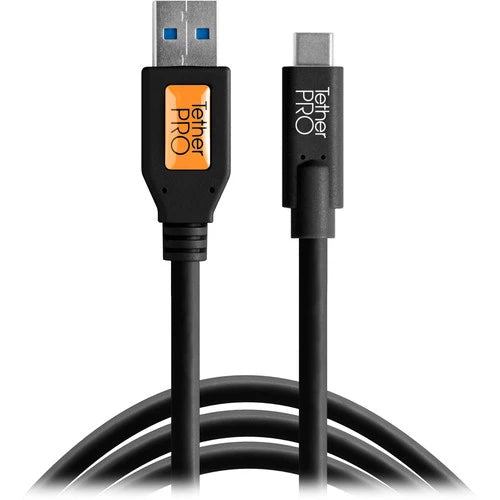 TetherPro CUC3215-BLK USB 3.0 to USB-C (Black)