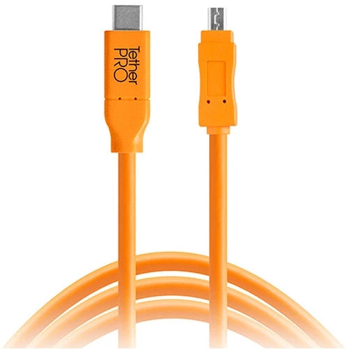 TetherPro USB-C 2.0 to Mini-B 8-Pin Cable-CUC2615