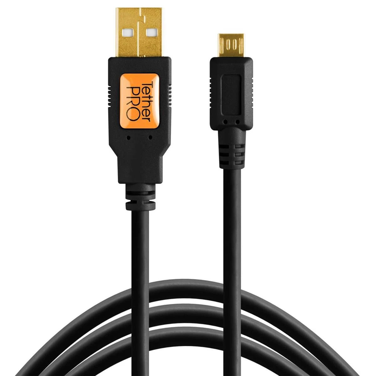 TetherPro CU5430BLK USB 2.0 to Micro-B 5-Pin (Black)