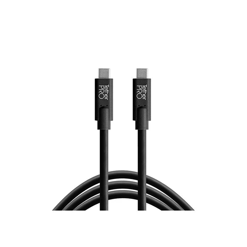 TetherPro CUC15-BLK USB-C to USB-C (Black)