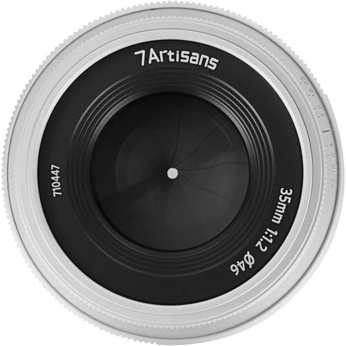 7Artisan 35mm F1.2 II Canon EOS-M Mount (Silver)