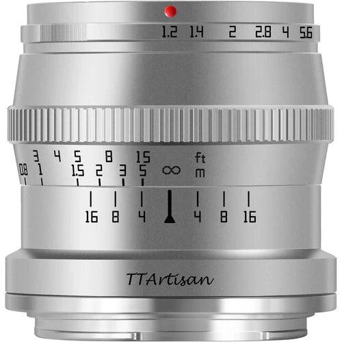 TTartisan 50mm f1.2 Nikon Z SILVER (APS-C)