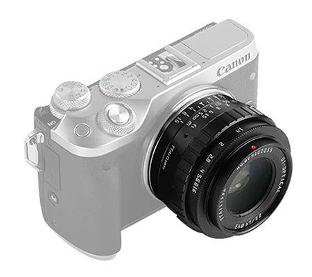 TTartisan 23mm f1.4 Lens For EOS-M BLACK (APS-C)