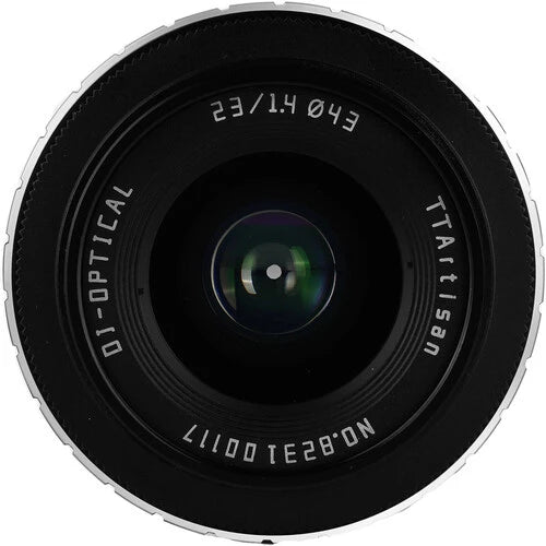 TTartisan 23mm f1.4 Lens For Fujifilm X BLACK-SILVER (APS-C)