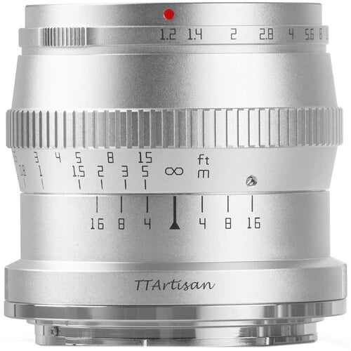 TTartisan 50mm f1.2 SONY E-MOUNT SILVER (APS-C)