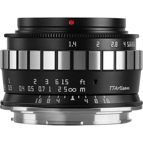 TTartisan 23mm f1.4 Lens For Nikon Z BLACK-SILVER (APS-C)