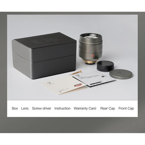 TTArtisan 50mm f0.95 Lens for Leica M-Mount Titanium