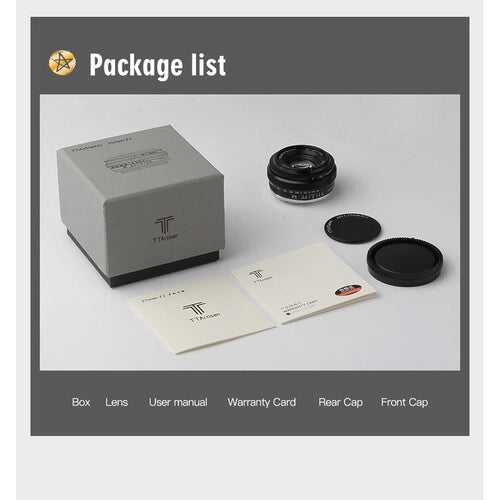 TTARTISAN APS-C 25MM F2 E MOUNT-BLACK (APS-C)