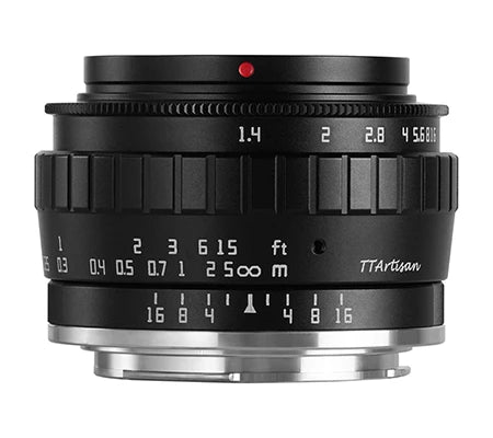 TTartisan 23mm f1.4 Lens For Fujifilm X BLACK (APS-C)