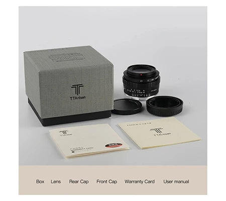 TTartisan 23mm f1.4 Lens For EOS-M BLACK (APS-C)