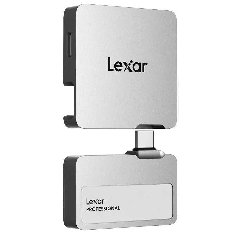 Lexar Professional Go Portable SSD with Hub 1TB SL400 Silver