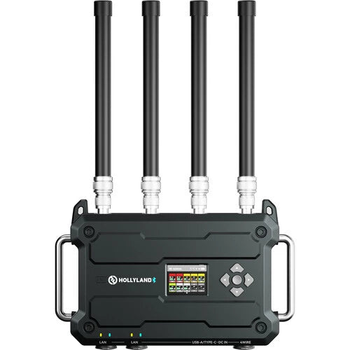 Hollyland Solidcom C1 Pro Roaming Hub 10S Full-Duplex Wireless Intercom System with 10 Single-Ear Headsets (V-Mount, 1.9 GHz)