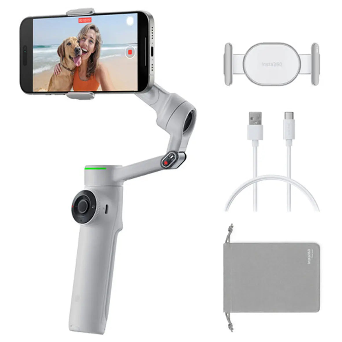 Insta360 Flow 2 Pro Smartphone Gimbal Stabilizer (Gray)