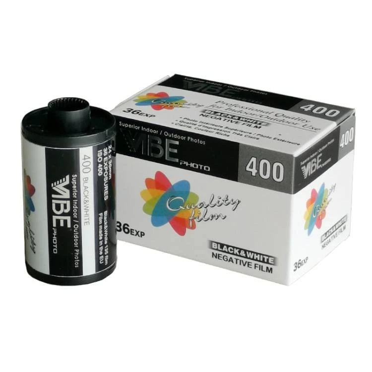 Vibe Film 400-36 Black & White Roll Film