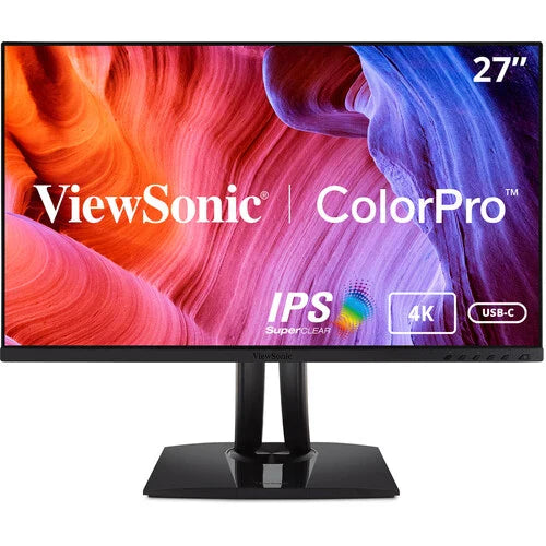 ViewSonic VP2756-4K27" 4K UHD Pantone Validated 100% sRGB & Factory Pre-Calibrated Monitor with 60W USB-C