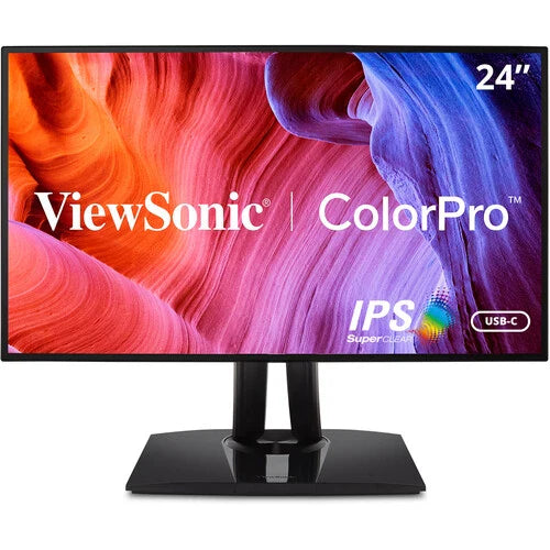 ViewSonic VP2468A 24" Pantone validated 100% sRGB monitor with docking station