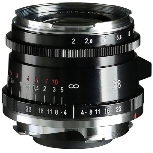 Voigtlander Lens 28mm F2.0 VM II Ultron Vintage Line ASPH Black for Leica M