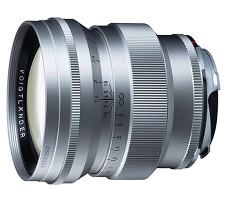 Voigtlander Nokton 75mm f1.5 Aspherical Lens (Silver) For Leica M