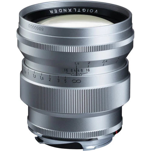 Voigtlander Nokton 75mm f1.5 Aspherical Lens (Silver) For Leica M
