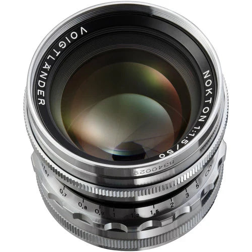 Voigtlander Nokton 50mm F1.5 Aspherical Lens (Silver)