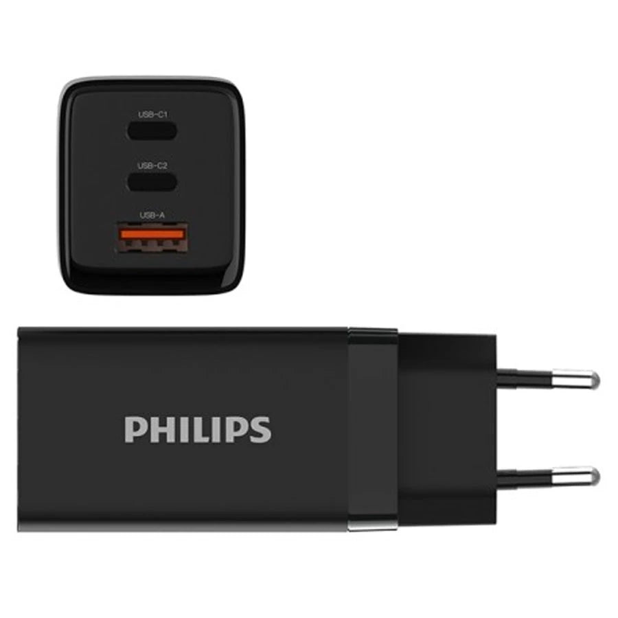Wall Charger PHILIPS DLP6335CB PD 65W 3Output (2 USB C+USB A)