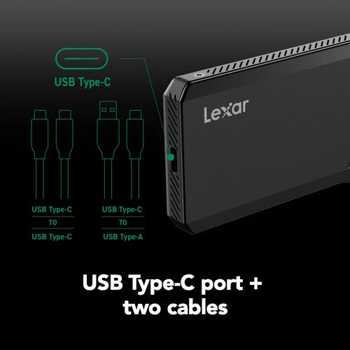 Lexar 1TB Professional SL600 USB 3.2 Gen 2x2 Portable SSD LSL600X001T-RNBNG-1