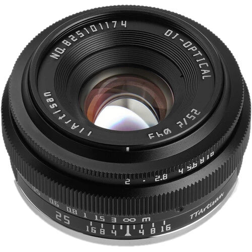 TTARTISAN APS-C 25MM F2 E MOUNT-BLACK (APS-C)