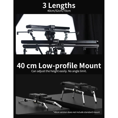 YC Onion CHOCOLATE Pro Manual Slider Kit with Supporting Stand 52cm