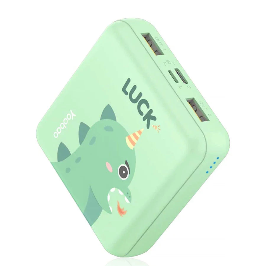 Yoobao M4 Mini-C 10000 mAh Mini Size - Green Dino