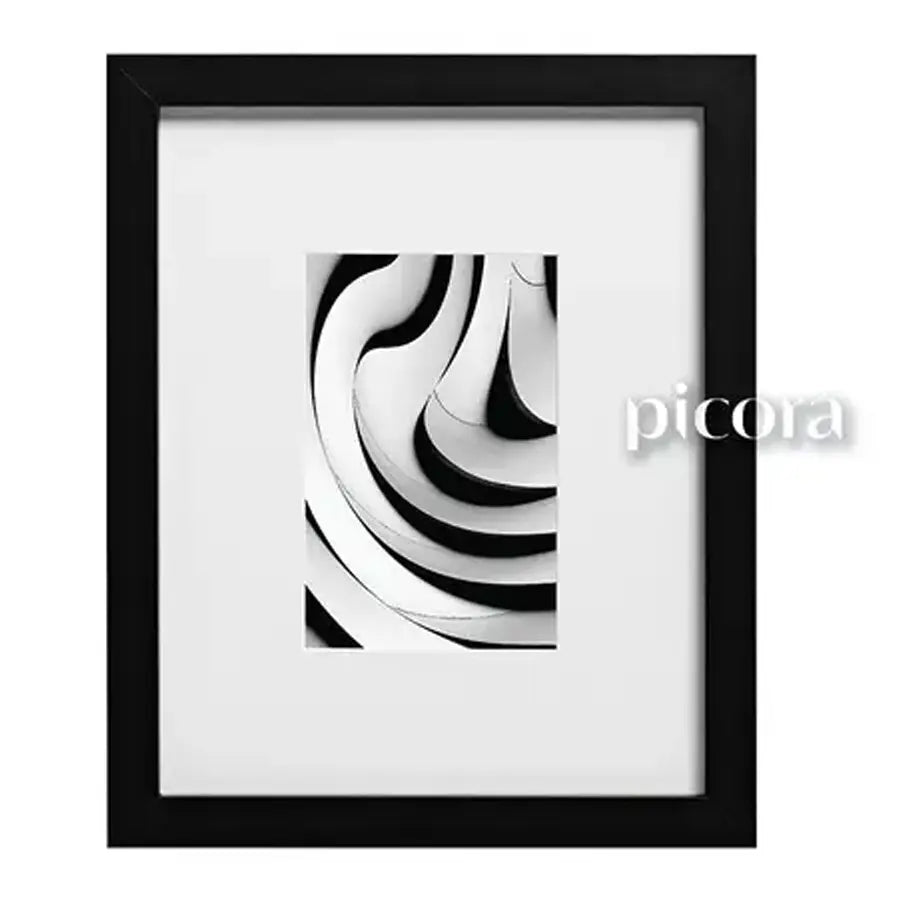 Picora Arte Wall Frame 8R matted to 4R Black