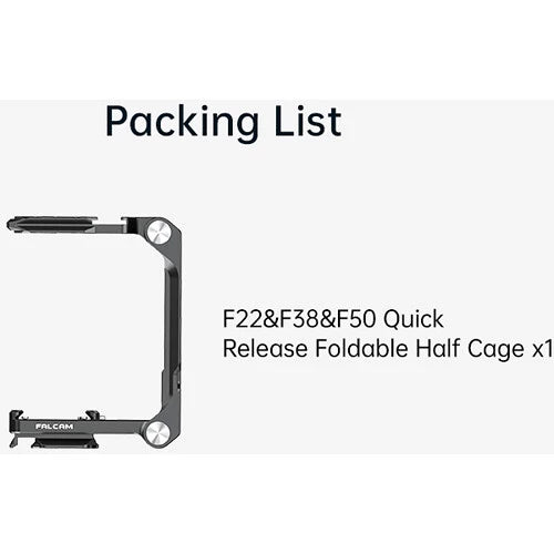 Falcam F22&F38&F50 Quick Release Foldable Half Cage C00B3808