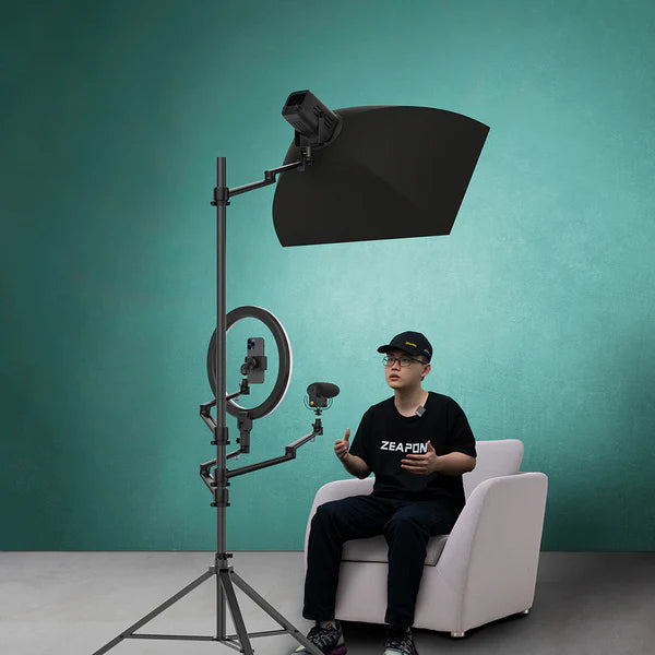 Zeapon Vlogtopus Universal Wheel Stand Kit: Vlogtopus Universal Wheel Stand +Vlogtopus Expanding Accessories Kit +Vlogtopus Folding Arm (AX-H1)