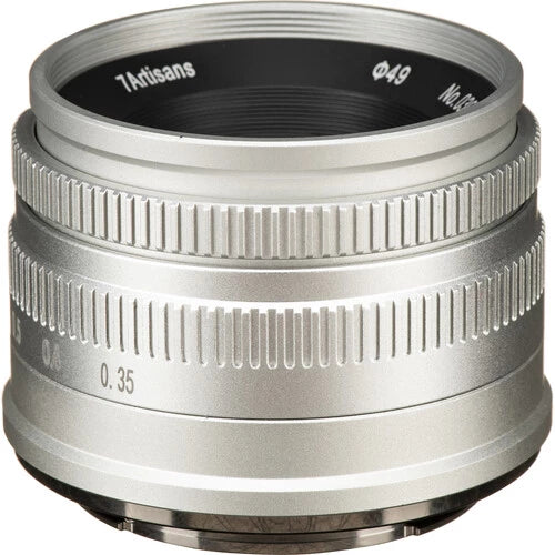 7Artisan 35mm F1.4 APS-C Canon EOS M Silver