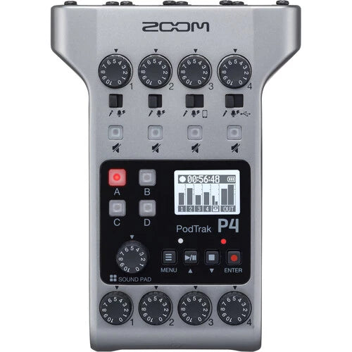 Zoom PodTrak P4 Podcast Recorder